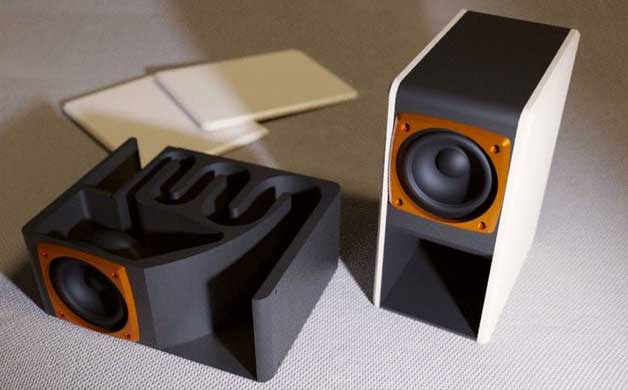 3D printed bluetooth speaker