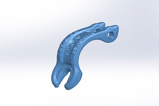 3D scanning for tool making, an example of a small object.