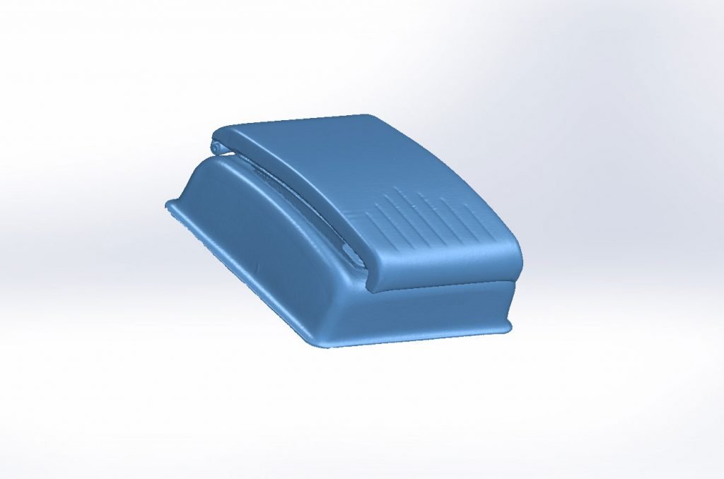 3D scanning for jigs, an example of an MG ashtray.