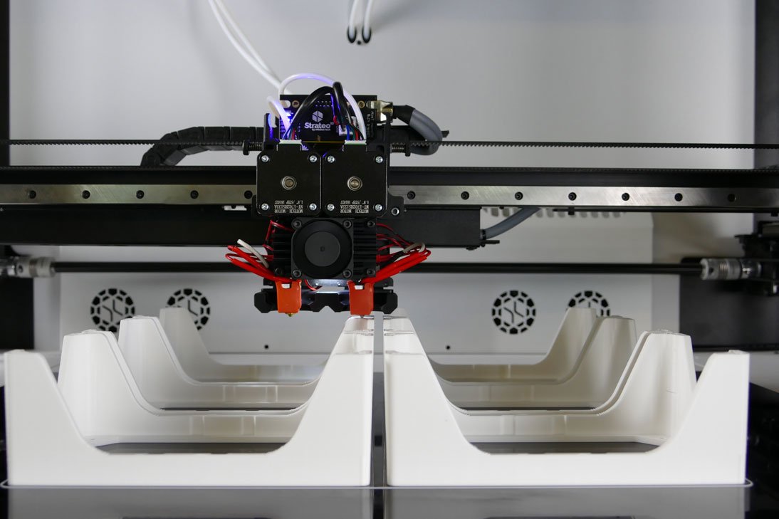 aerospace parts being 3D printed