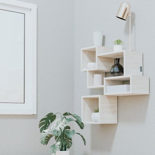 stylish modern shelving