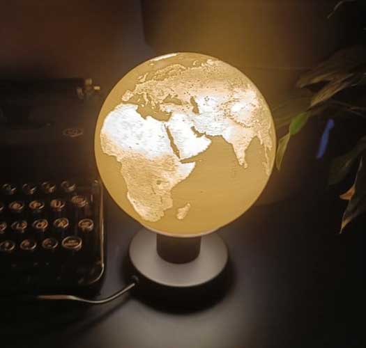 earth desk lamp