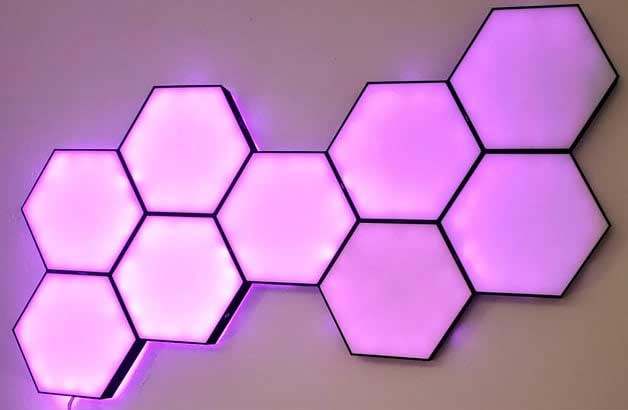 LED hexagonal panels