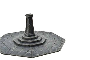 grey PETG table top monument