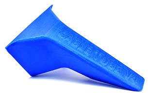 Blue 3D printed PLA part