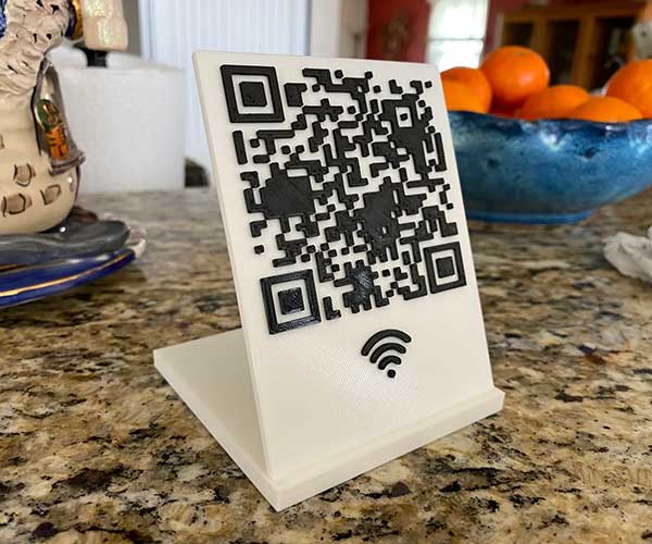 wifi QR code sign